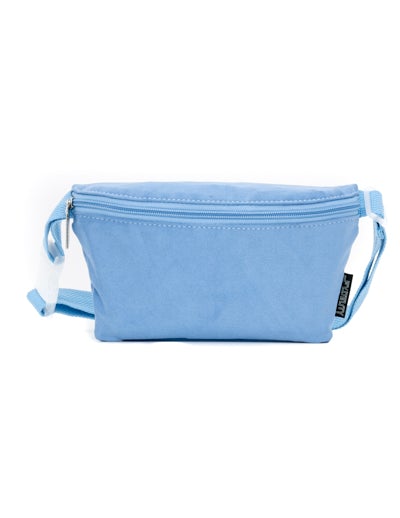 83741: Fanny Pack |Ultra-Slim| Faux Suede Cornflower