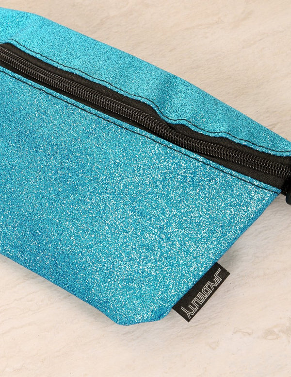 83138: Fanny Pack |Ultra Slim| Dazzler Blue Glitter