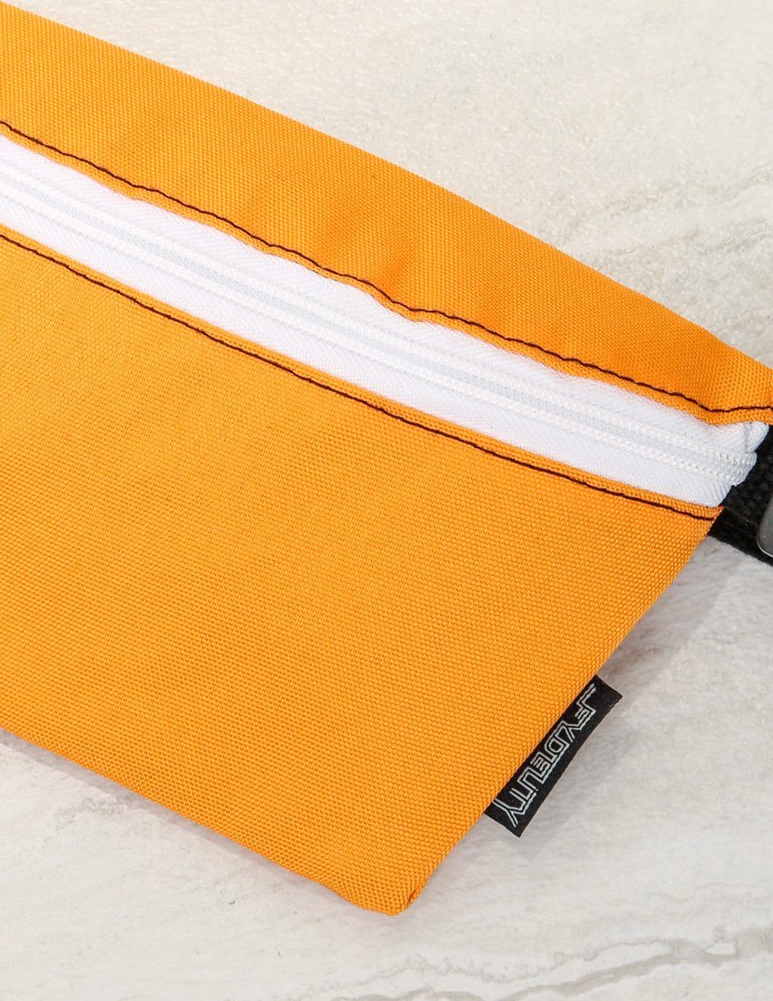 83287: Fanny Pack | Ultra Slim| GAME DAY Orange & White