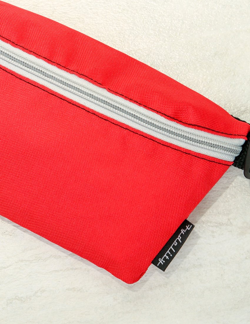 83289: Fanny Pack | Ultra Slim| GAME DAY Red & Grey