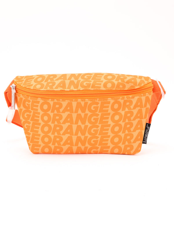 83366: Fanny Pack | Ultra Slim| "Bite" Orange Orange