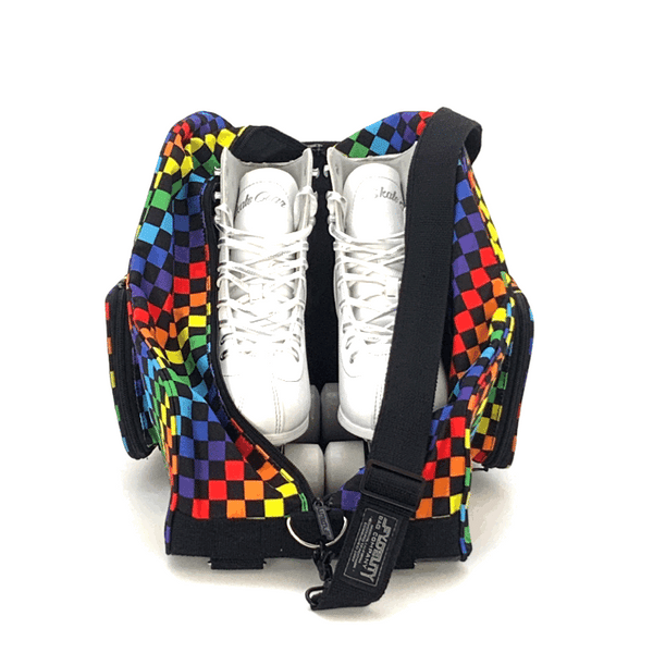 98101: Freewheelin' Roller Skate Bag Pack | INDY Rainbow Black