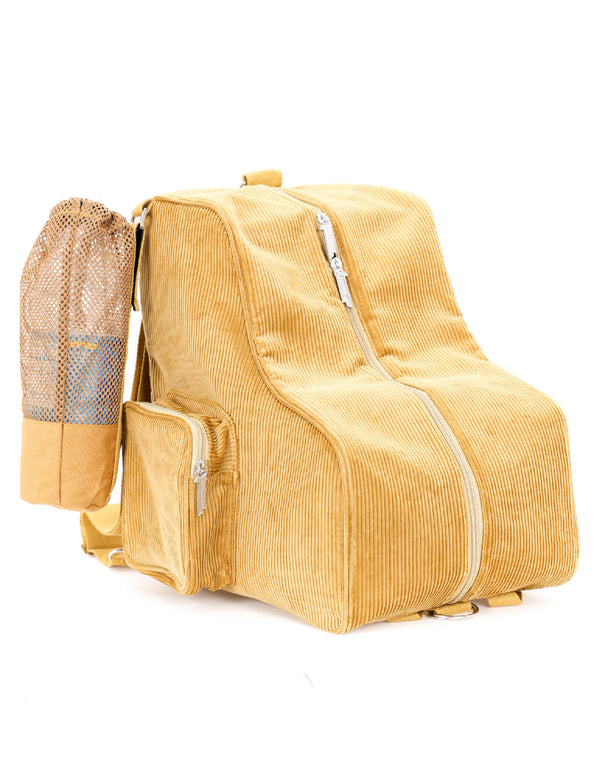 98133: Freewheelin' Roller Skate Bag Pack | Corduroy Tan