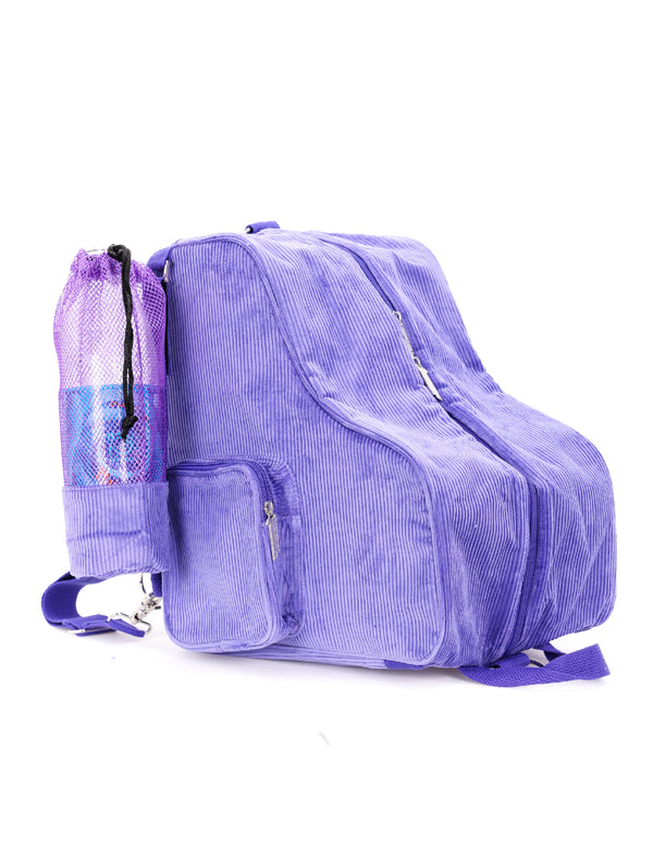 98134: Freewheelin' Roller Skate Bag Pack | Corduroy Lavender