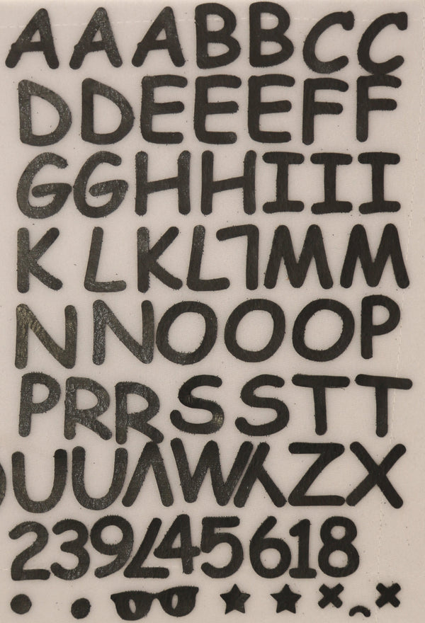 81121: Caption Case: FONT PACK Comic Sans