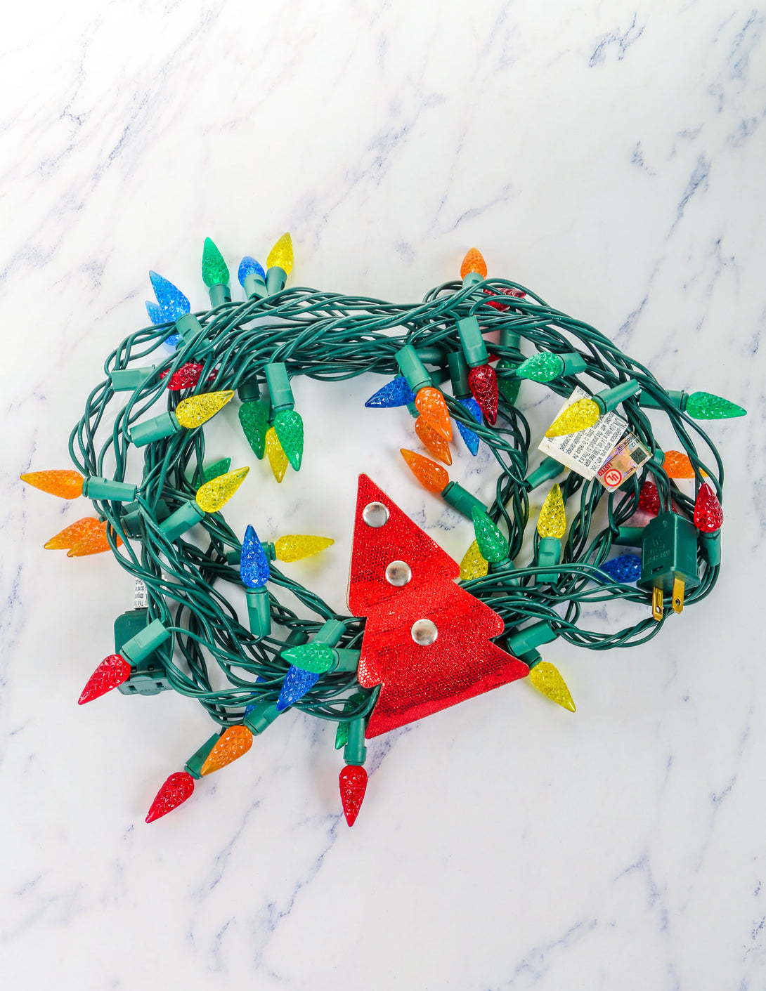 43011: HOLO.DAZE Holiday Cable Wraps TREE ANGEL Laser Red Green